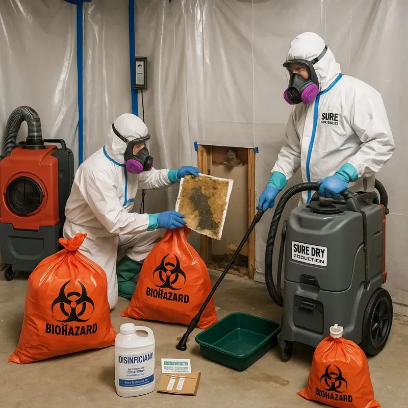 Contaminated Water Handling Protocols process in Eden Isle, LA