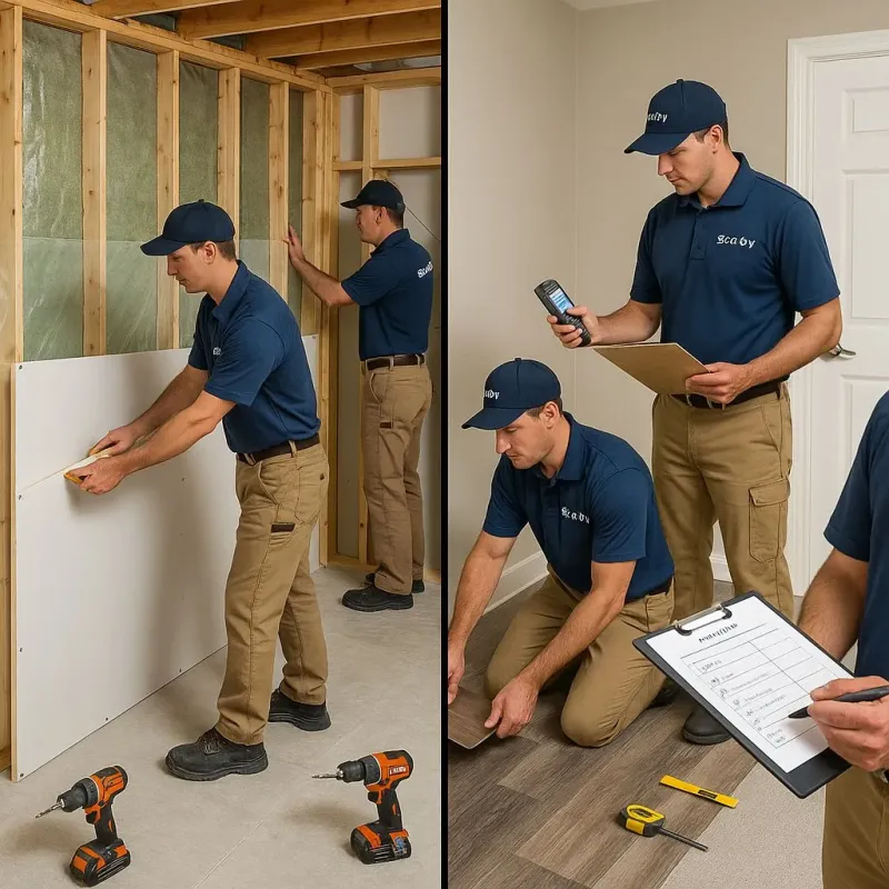 Repairs and Reconstruction process in Eden Isle, LA